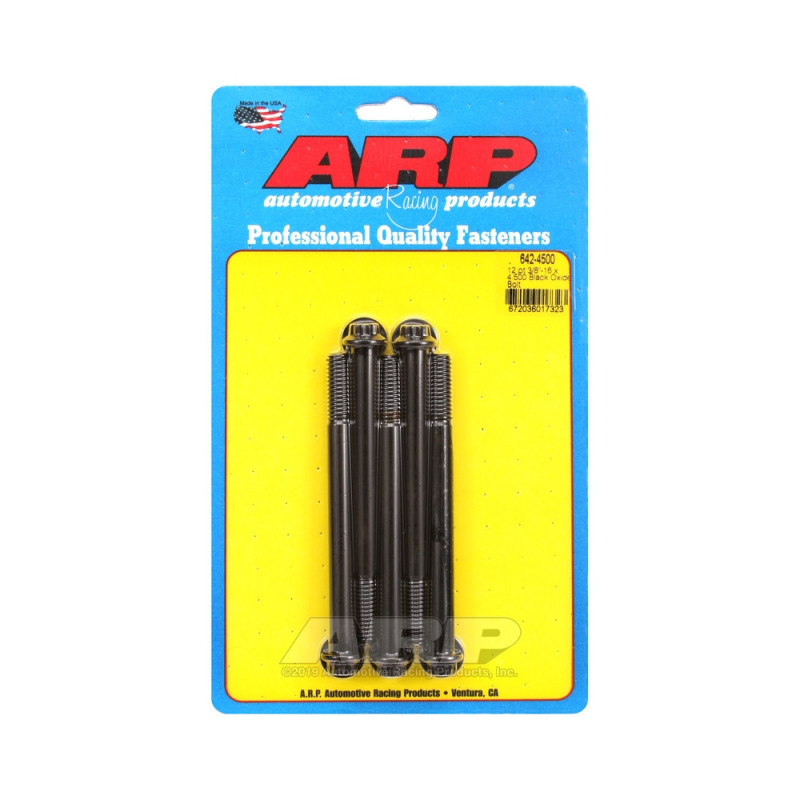 Șuruburi și piulițe universale ARP cu cap mic 3/8-16 – Black Oxyde, 12 puncte x 5 - ARP-642-4500 - 642-4500 - 3666618193571